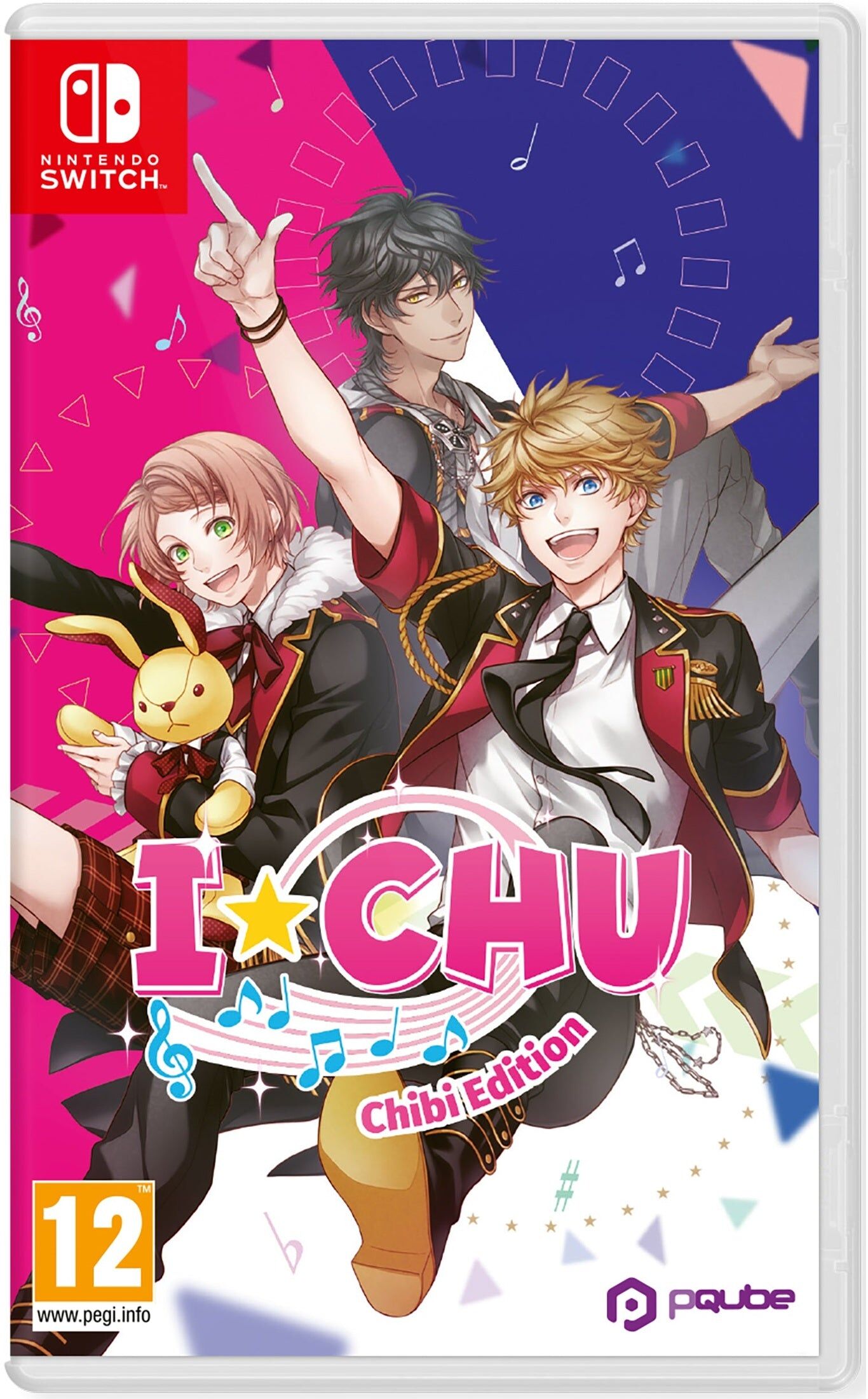 PQube I*CHU: Chibi Edition Nintendo Switch (Game Cartridge) - Physical Nintendo Switch game card for PEGI 12