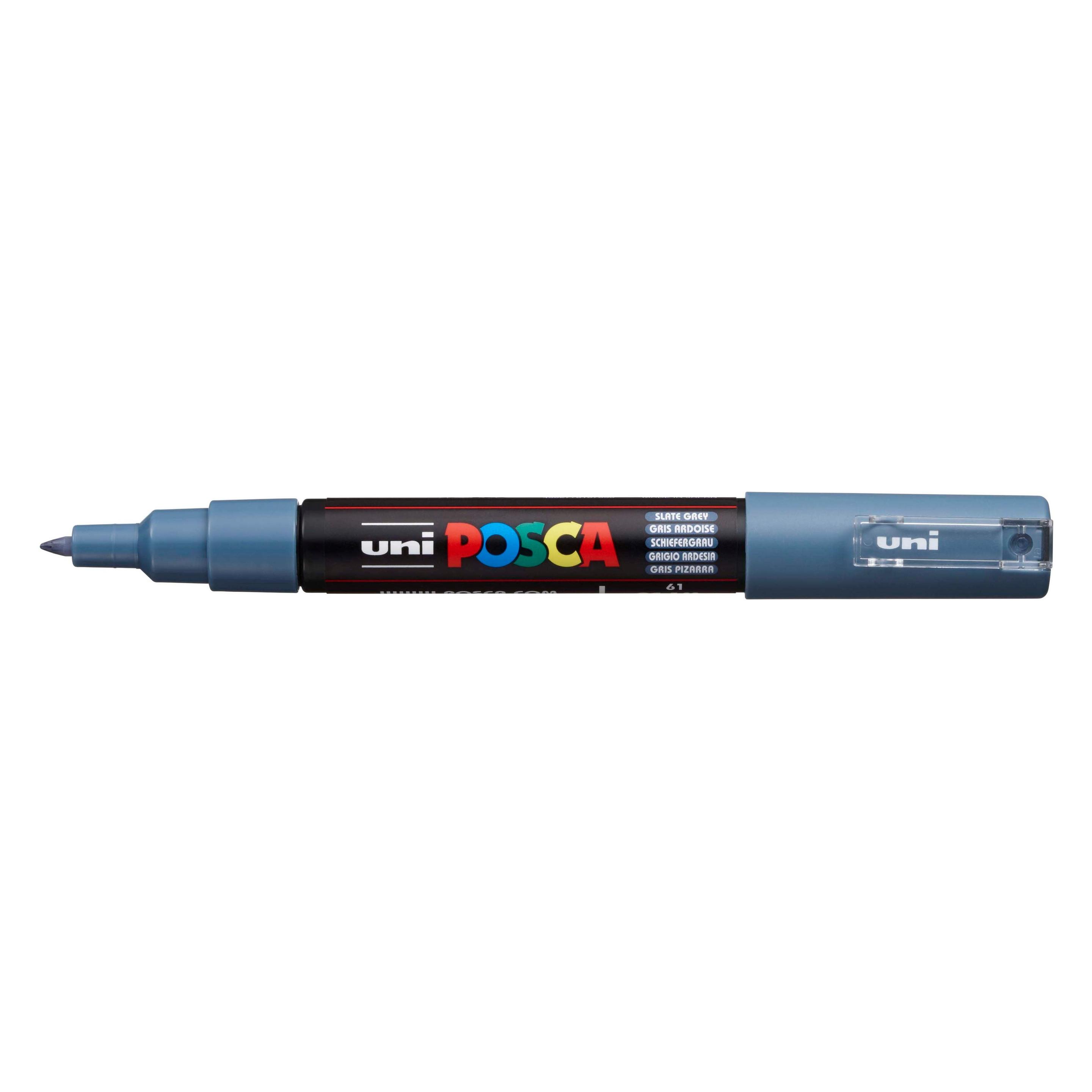 Posca Extra Fine Marker PC-1M (1x) (PC1MSLATEGRE)