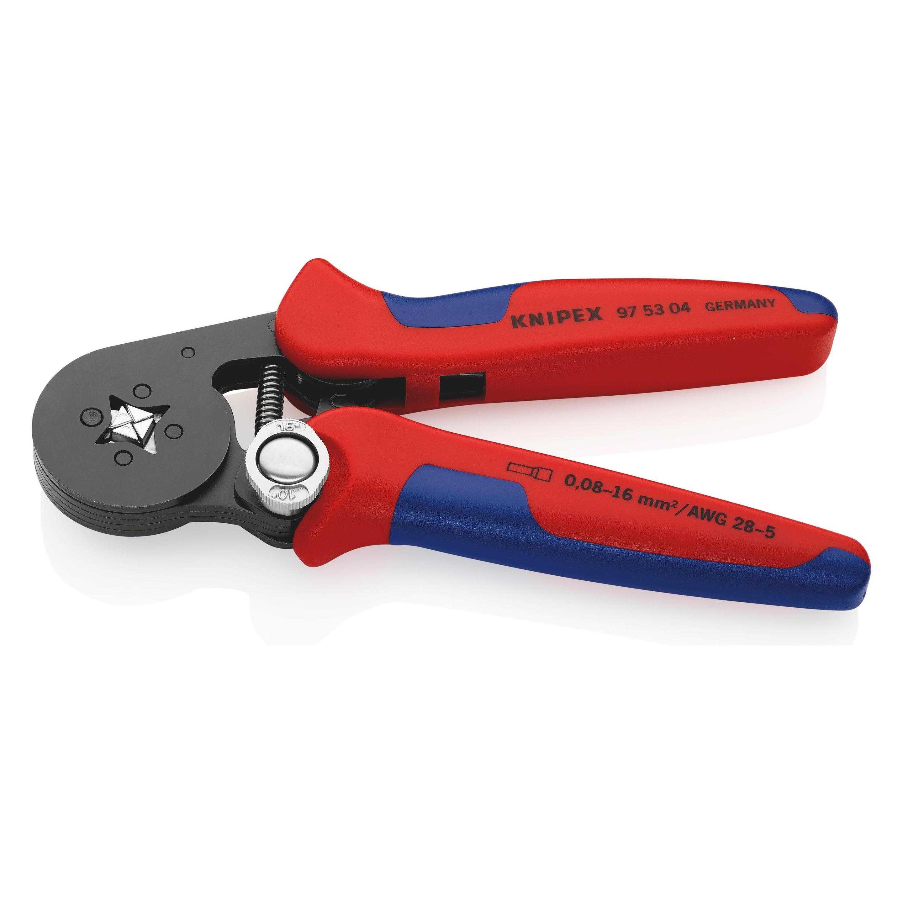 Knipex Selbsteinstellende Crimpzange für Aderendhülsen (180 mm) (97 53 04)