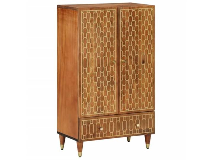 vidaXL Highboard 60x33x100 cm Massivholz Mango