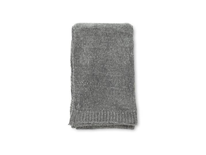 Tagesdecke Silva – 170×130 cm, weiche Chenille - Anthrazit - Chenille - Luxusbetten24