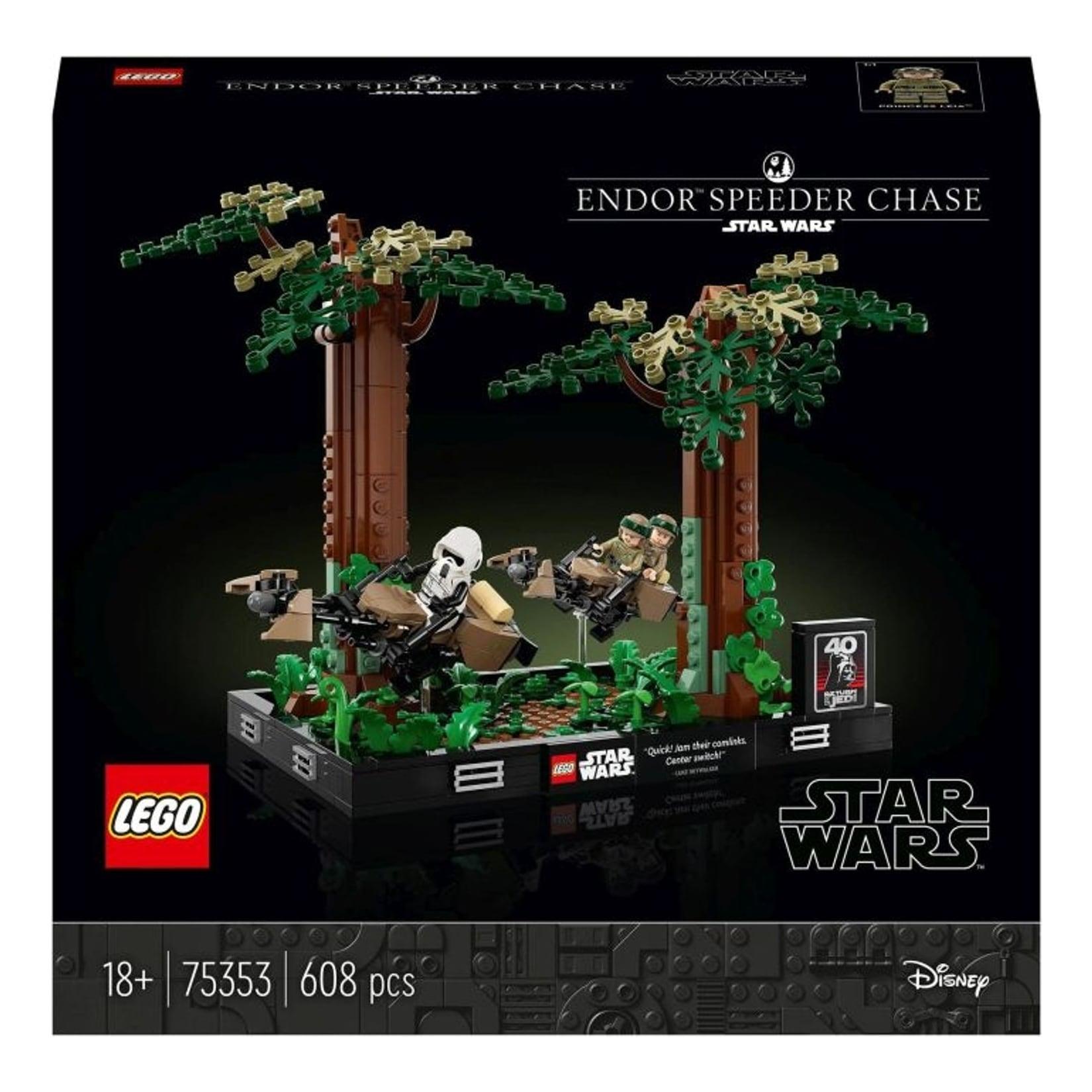 LEGO® Star Wars™ Verfolgungsjagd auf Endor™ – Diorama