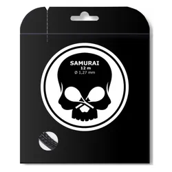 Tennissaite - BLACK SKULL -SAMURAI - 12 m 1,30 mm