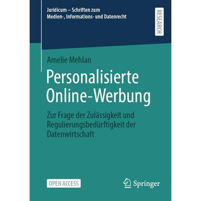Personalisierte Online-Werbung, Taschenbuch von Amelie Mehlan, Springer Fachmedien Wiesbaden GmbH, 978-3-658-49890-0