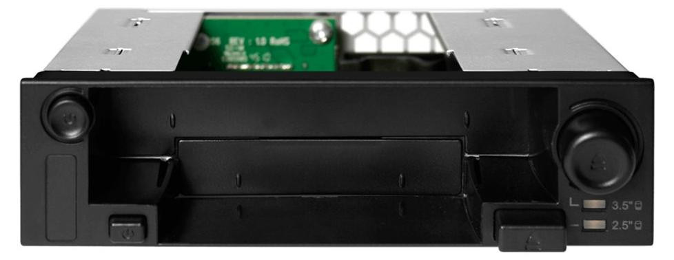 Icy Dock MB971SP-B We-Ra SATA III Harddiskbehuizing 6,3/8,9cm voor 1x 5,25 inch tot 12,5mm