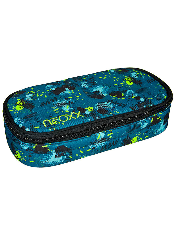 neoxx Schlamperetui "Jump" in Blau - (B)22,5 x (H)10,5 cm - onesize