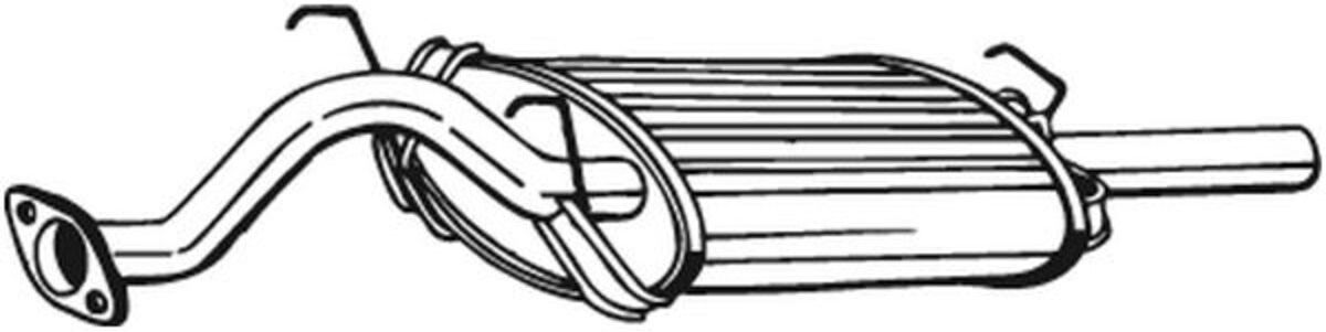 Bosal Silenziatore posteriore 163-157