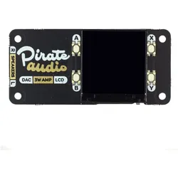Pimoroni Pirate Audio HAT für Raspberry Pi, mit 3W-Verstärker für Lautsprecher, Entwicklungsboard Zubehör, Mehrfarbig