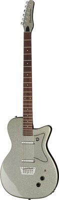 Danelectro 56 Baritone Silver Metal Flake Black Metal Flake