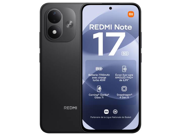 Smartphone Redmi Note 17 128 Go Noir XIAOMI