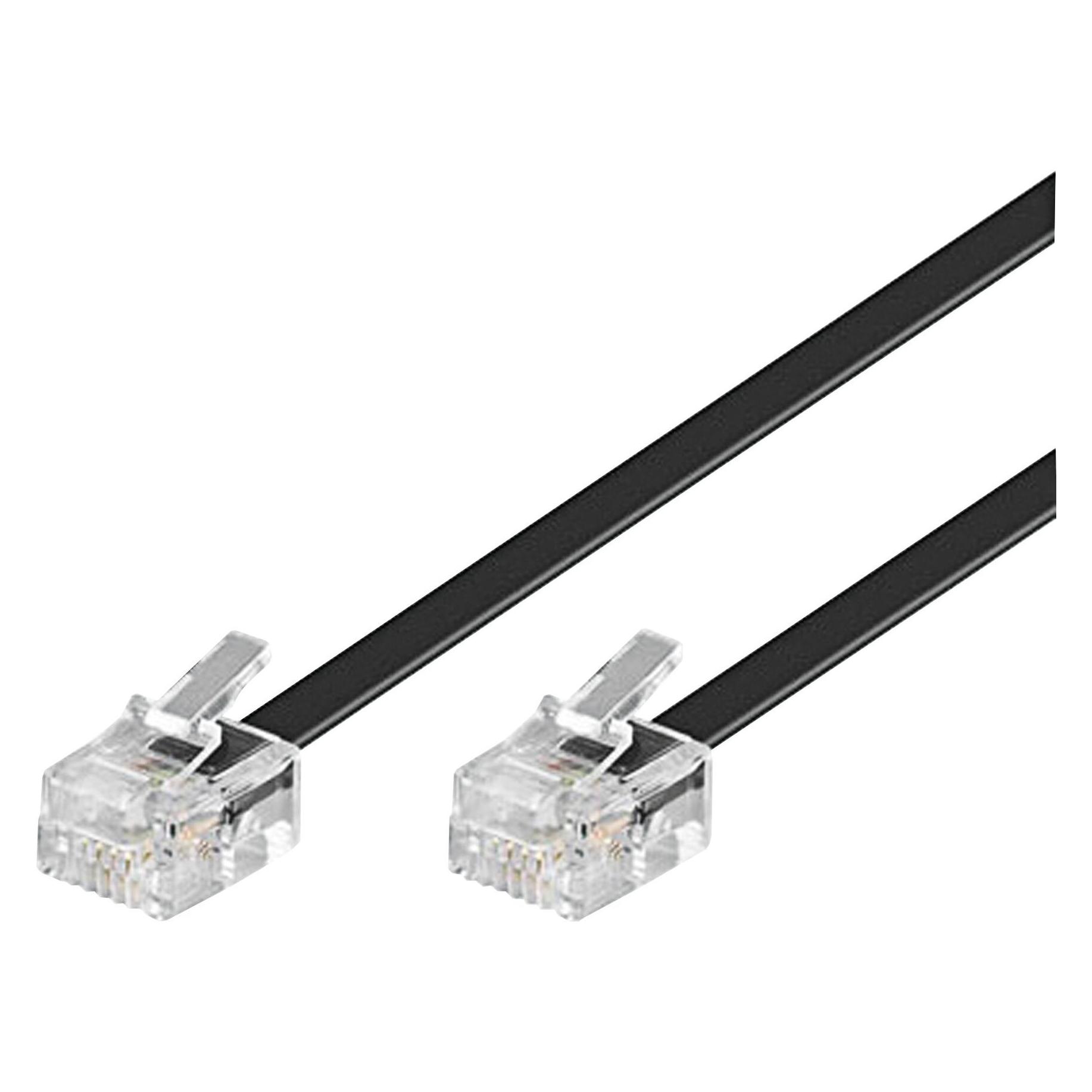 MicroConnect ModularCable RJ11 6P/4C (MPK181W)