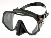Atomic Aquatics Frameless - Schwarz - Rot