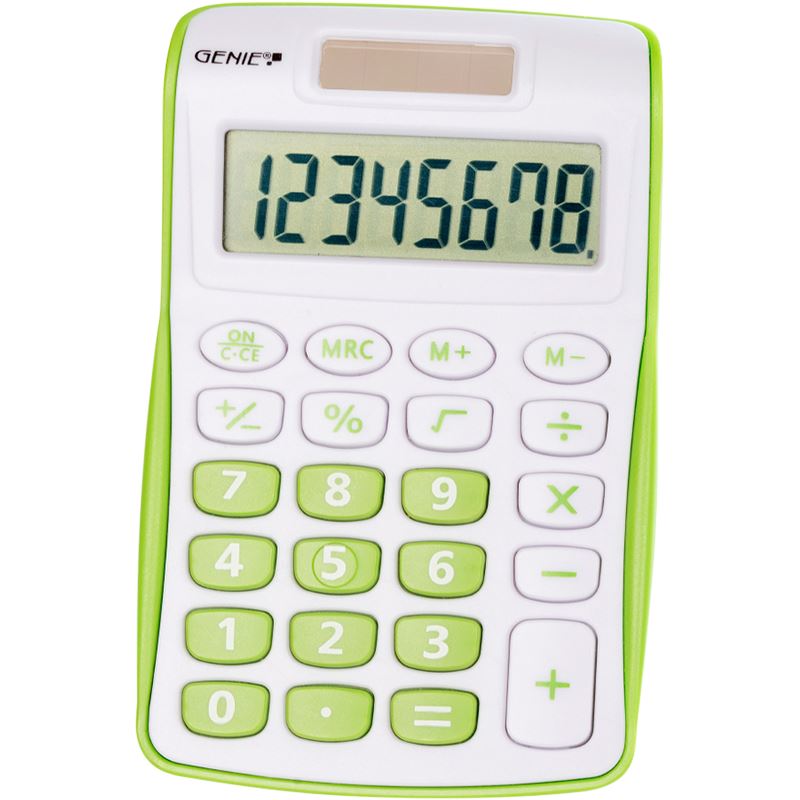 Genie Taschenrechner 120 G 8-stellig gruen