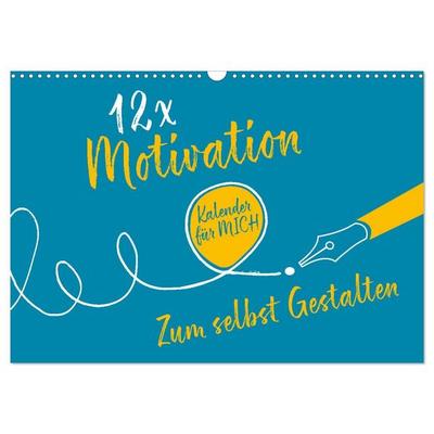 12 x Motivation - Bastelkalender (Wandkalender 2027 DIN A3 quer), CALVENDO Monatskalender