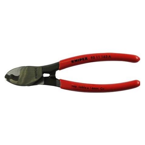 Knipex Kabelsaks til kobber kabler med isoleret håndtag (165 mm) (95 11 165 A)