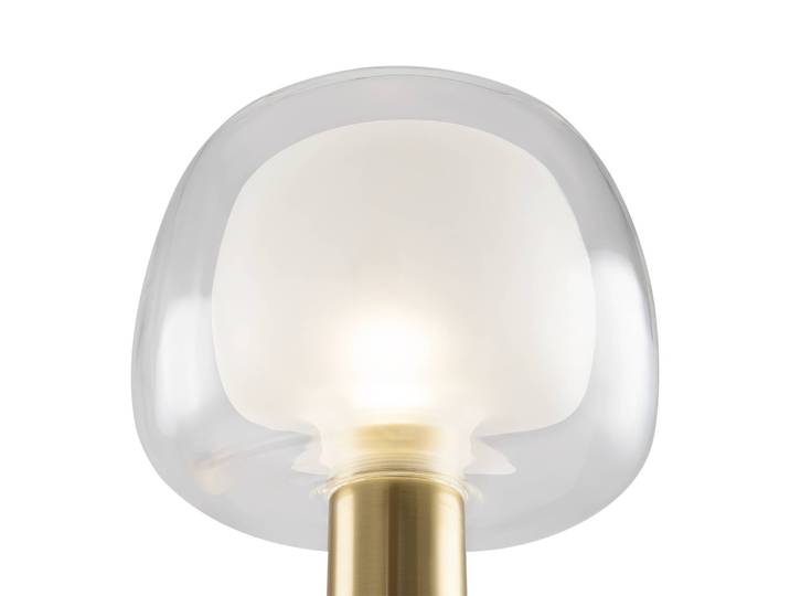 Maytoni Wandlampe Vision, dimmbar, messing / gold, für Flurbereich, Aluminium, Wandleuchte, Wandlampe Innen