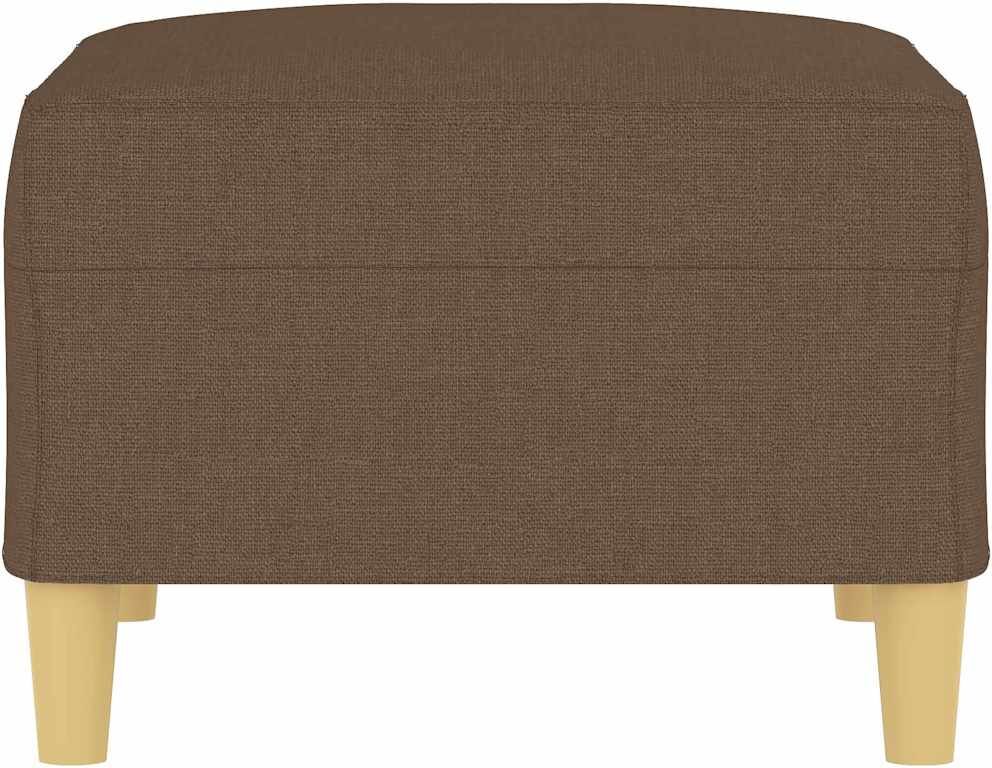 vidaXL Repose-pied Marron 70x55x41 cm Tissu