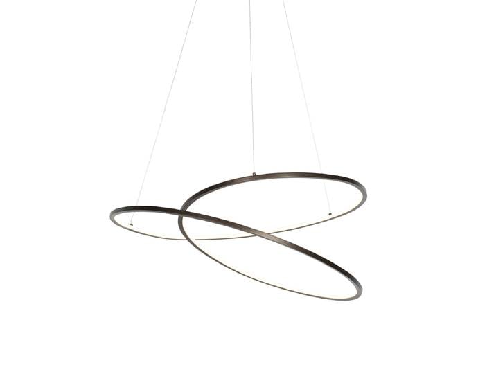 Suspension design bronze 72 cm avec LED à intensité variable 3