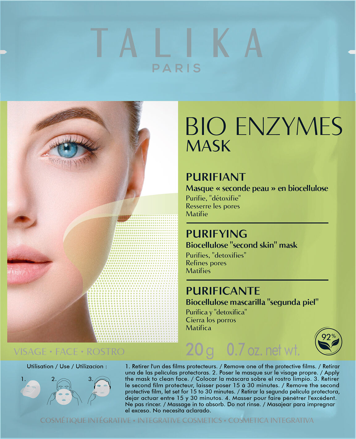 TALIKA Bio Enzymes Purifying Sheet Mask 20g