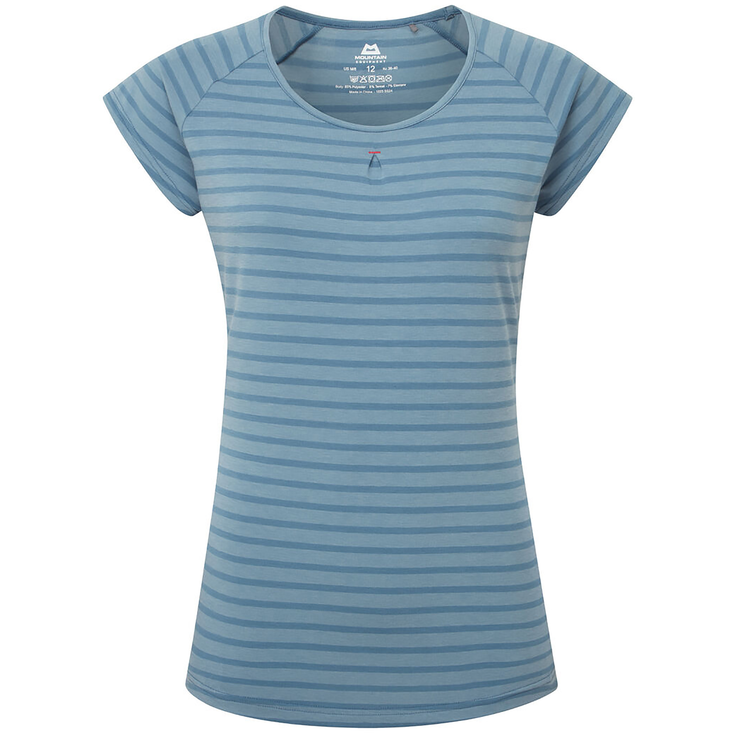 Mountain Equipment Equinox Damen T-Shirts blau Größe L Trekking Elastisch Lyocell (Tencel)