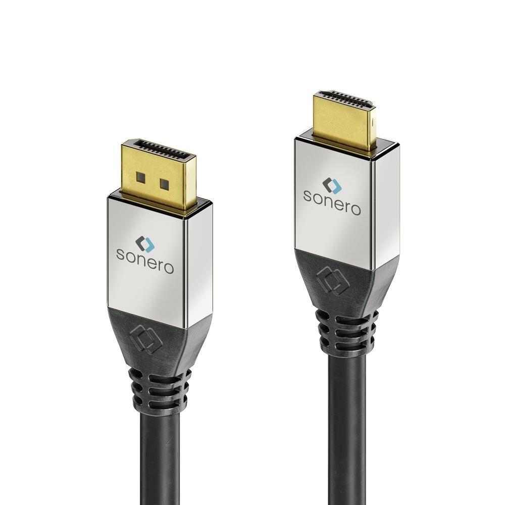 Sonero DisplayPort auf HDMI Kabel 2,0m S-DC100-020