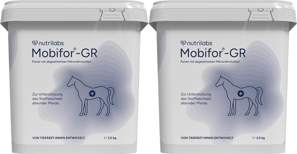Nutrilabs Mobifor GR Mikronährstoffe Pulver f.alte Pferde 2x 2x3 kg