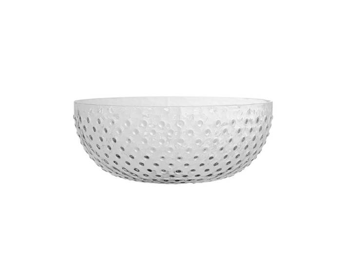 Glasschale Levi – recyceltes Glas mit strukturierter Oberfläche - Klar - Luxusbetten24