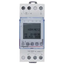 Legrand 412721 AlphaRex3 D21s BLE 230VAC digital Wochenzeitschaltuhr 1-Kanal