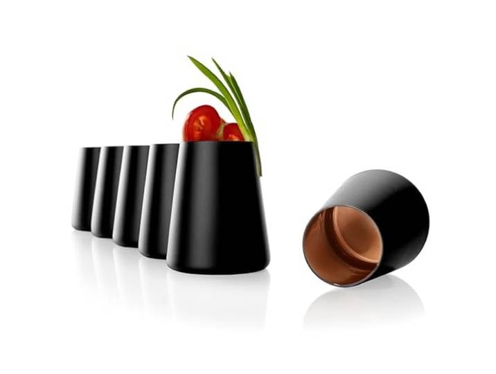 Stölzle Lausitz Power Becher Schwarz-Bronze Cocktailgläser 380 ml, 6er-Set