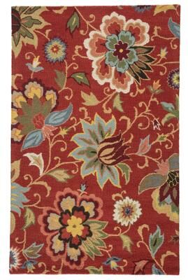 Juniper Home Zamora Handmade Floral Area Rug