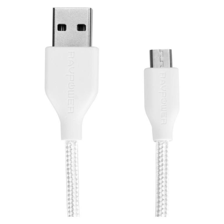 RAVPower USB - Micro-USB-Kabel RP-CB016 - 0,9 m, weiss (0.90 m) (44667454)