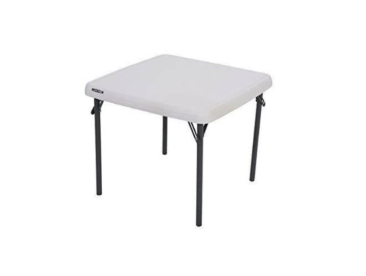 Lifetime Table pliante carrée pour Enfant Beige 61 5 x 61 2 x 53 5 cm - 80425