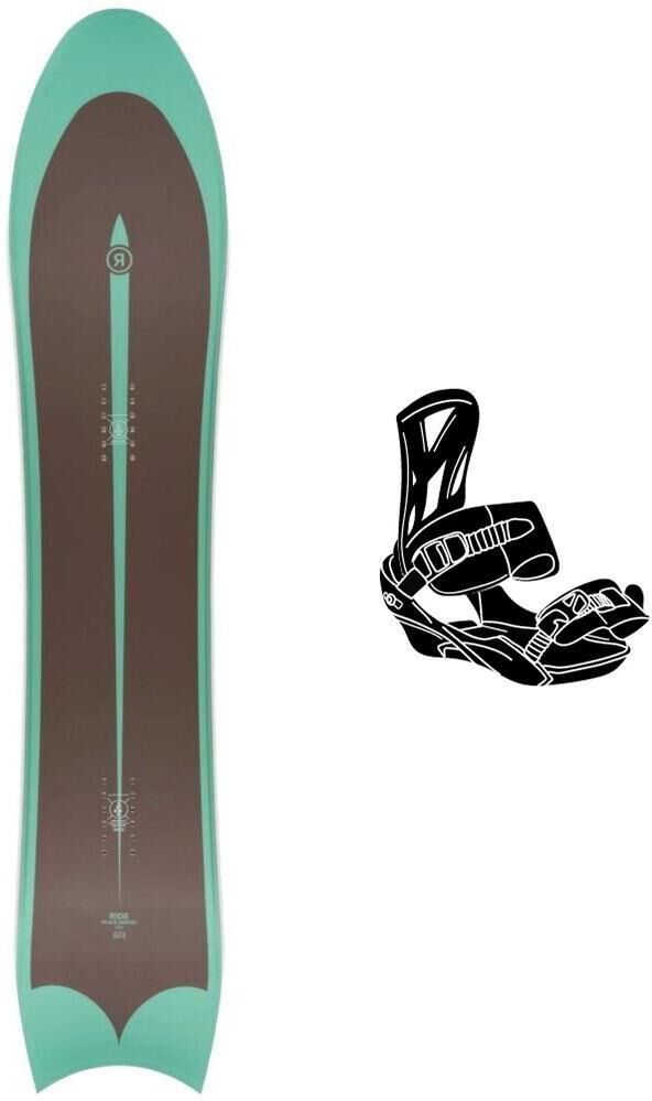 Ride  - Pack Planche Snowboard Peace Seeker - 155W + Pro Binding - Planche Snowboard