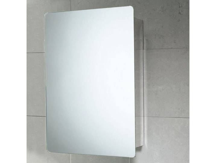 MIROIR-ARMOIRE DE SALLE DE BAIN AVEC PORTE COULISSANTE EN ACIER 46x66x12 CM