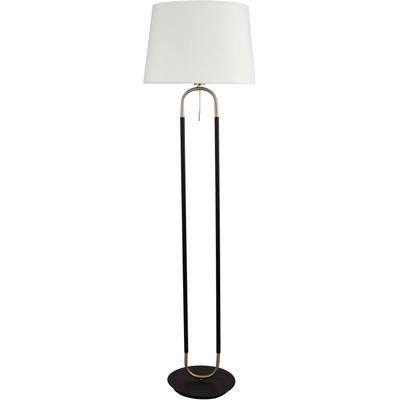 SEARCHLIGHT Stehlampe "Stehlampe Jazz, 1-flammig", silber (silberfarben, schwarz), 1, Ø 45cm H: 161cm, 1 Stk., Leuchten, Klassisches Ambiente, Stehlampe