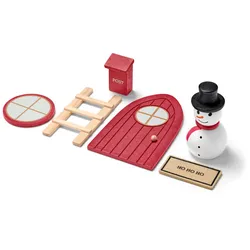 Tchibo - Wichteltür-Set - dunkelrot