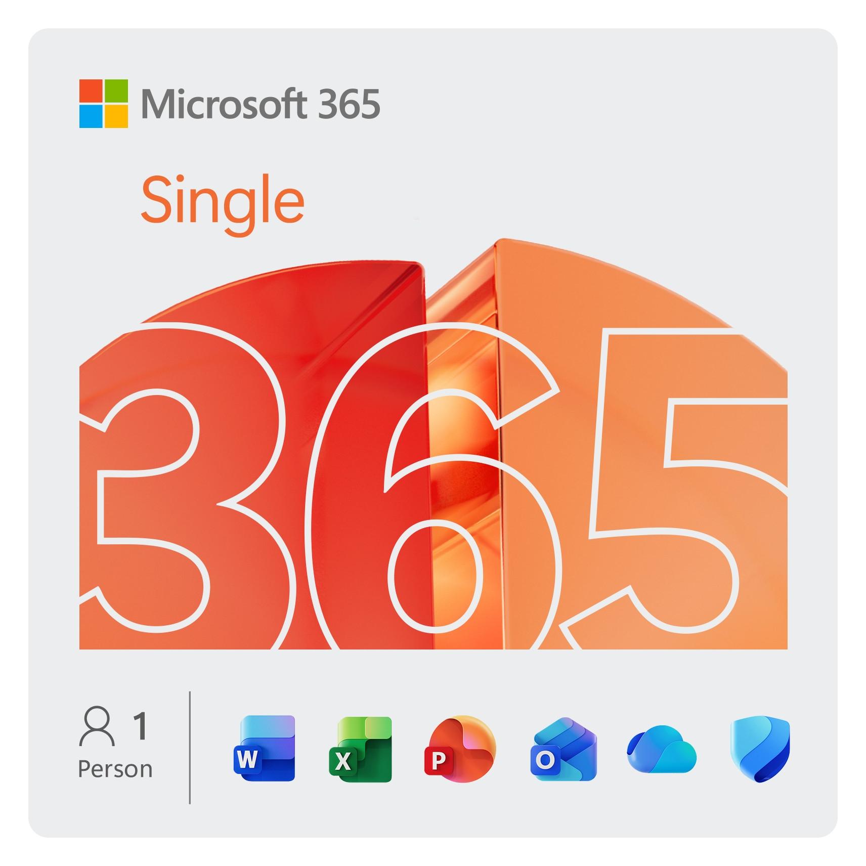Microsoft 365 Single (1 User, 5 Geräte/User, 12 Monate) (EP2-32306)