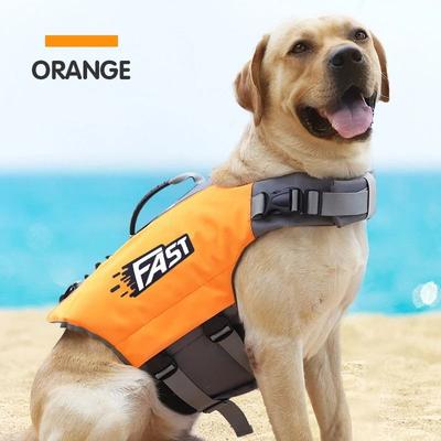 Uplifted Finds Dog Swimming Life Jacket   High Visibility Reflective Safety Vest   Adjustable Pet Swimwear For Pools & Surfing orange xl