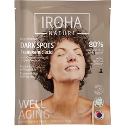 25ml IROHA nature Dark Spots Tranexamic Acid Face Sheet Mask (1 Stück)