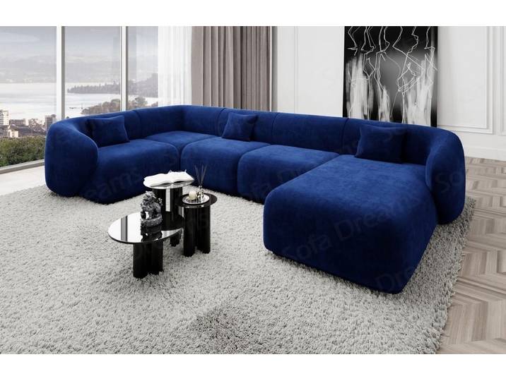 Couchlandschaft Marbella U-Form in Stoff