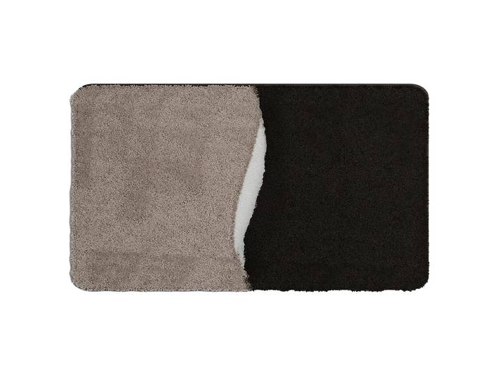 Tapis de bain Gelo 70 x 120cm Marron/Taupe/Noir