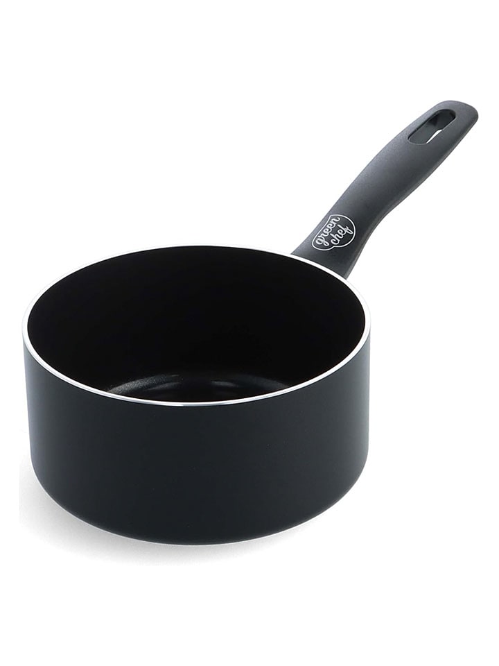 Green Chef Stielkasserolle "Prime" in Schwarz - Ø 16 cm - onesize
