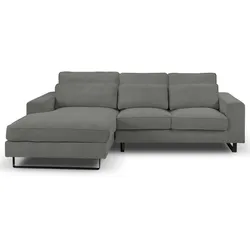 Ecksofa Bolivia Grau Cord