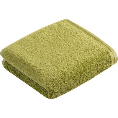 Handtuch VOSSEN "Vegan Life", avocado, B:60cm L:110cm, Webfrottier, Obermaterial: 100% Baumwolle, Handtücher, 100% vegan