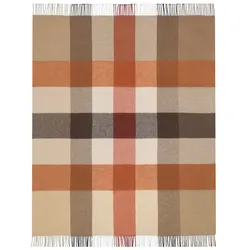 Biederlack Fransenplaid 'Desire' 130 x 170 cm Camel