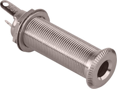 MEC Closed Stereo Jack Socket CH Chrome