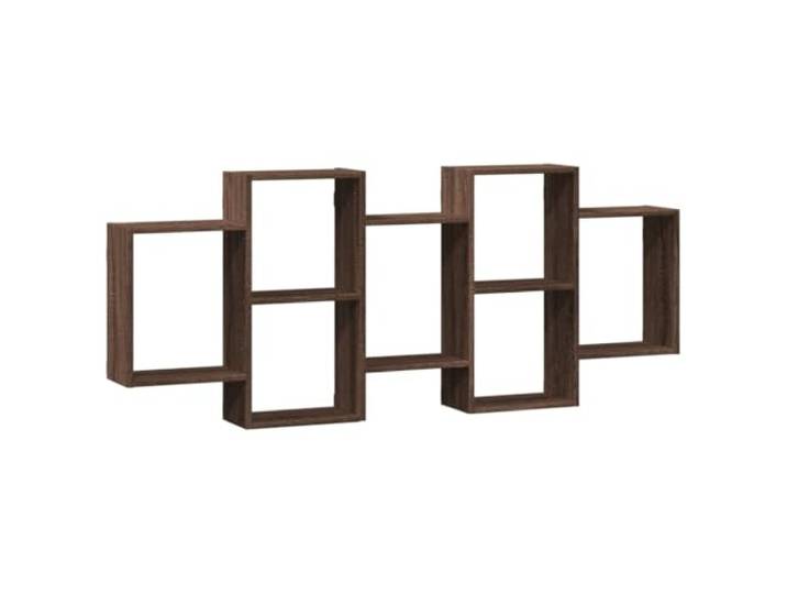 HKTMGDNG Wandregal Braun Eichen-Optik 159x18x65 cm Holzwerkstoff Regal Schwebendes Wandboard in Eichen-Optik für Wohnzimmer und Flur, 30 kg Belastbarkeit aus robustem Holzwerkstoff.
