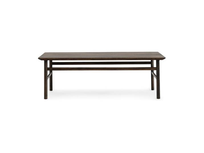 Normann Copenhagen Table basse Grow chêne fumé lasuré, large