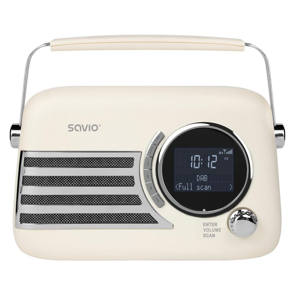 Savio RS-04 Tragbares Radio DAB+ (DAB+, FM, Bluetooth) (RS-04)