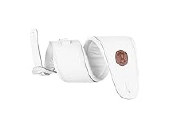 Levy's Leathers MSS2-4-WHT Signature Series Sangle en cuir pour guitare Blanc 100 mm